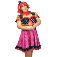 Das Kostümland Clown-Kostüm Clown 'Antonella' Kostüm für Damen, Lustige Verkl 36/38