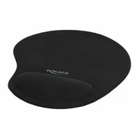 DeLock Mauspad mit Handballenauflage schwarz
