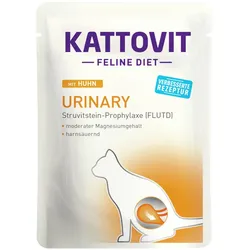 KATTOVIT Feline Diet Urinary (Harnstein) 85g Beutel Katzennassfutter Diätnahrung Huhn 24x85g