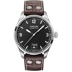 Union Glashütte Herrenuhr Belisar Pilot Datum D0026071605700 - silber
