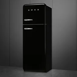 Smeg FAB30RBL6 Retro-Kühl-Gefrierkombination (294 l, 1720 mm hoch, Schwarz)
