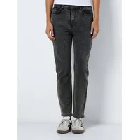 Noisy May Moni Straight Ankle AZ391DG Hochtaillierte Jeans -