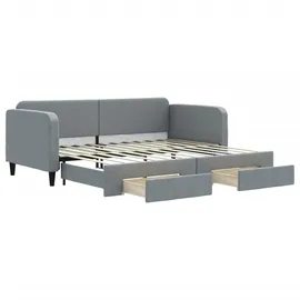vidaXL Tagesbett 90 x 200 cm Hellgrau