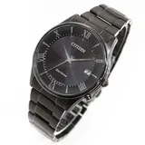CITIZEN AS1064-53E Schwarz JDM Eco-Drive Funkuhr Herren Saphir 37mm Y866968