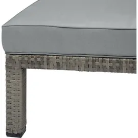 Svita Peach Sonnenliege 196 x 66 x 22 cm Grau