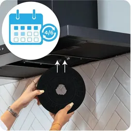 Silverline AF 100 Aktivkohlefilter 2 St.