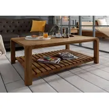 Massivmoebel24 Couchtisch Sheesham Braun 120 x 80 x 45 cm