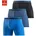 unifarben blau/schwarz M