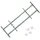 vidaXL Fenstergitter Verstellbar 700-1050 mm Silber
