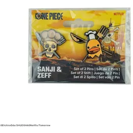 Cinereplicas One Piece Ansteck-Pins Sanji und Zeff 2er-Pack