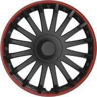 IWH 076012 Radzierblende Monte Carlo, Schwarz/Rot, 14 Zoll