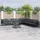 vidaXL Garten-Lounge-Set 9-tlg. schwarz