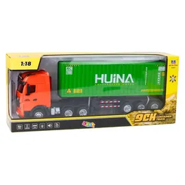 Huina RC-Truck Container Truck CH RTR grün (1:18)