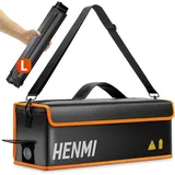 HENMI Ebike Akku Tasche 1000 °C Feuerfest Metallschnalle 49x15x15cm