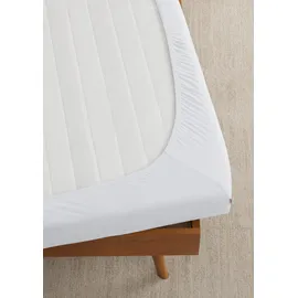 s.Oliver Spannbettlaken Jersey 90 x 200 - 100 x 200 cm weiß