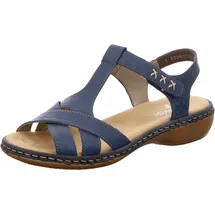 Rieker Komfort-Sandalen Damen Blau 40