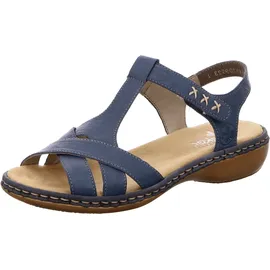 Rieker Komfort-Sandalen Damen Blau 40