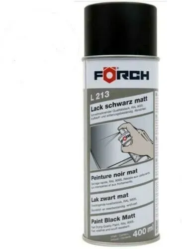 Förch Lack Schwarz L 213 Matt
