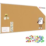 ALLboards Pinnwand 240 x 120 cm Braun