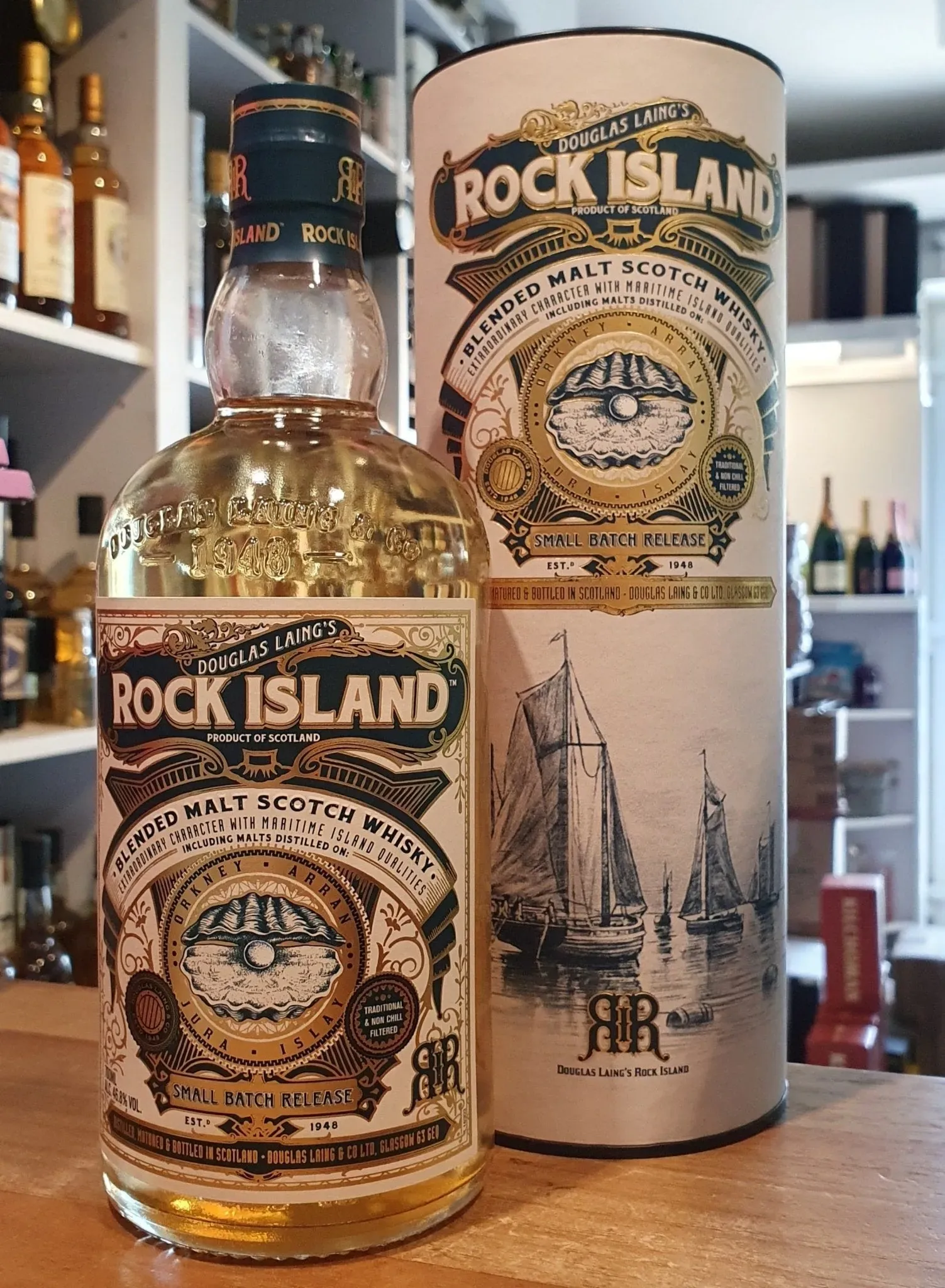 Rock Island whisky orkney arran 0,7l 46,8% vol.