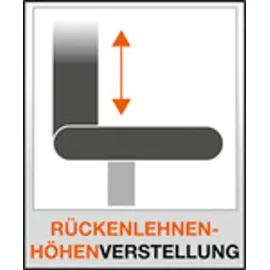 TOPSTAR Free Art ohne Armlehnen schwarz / dunkelgrau