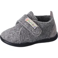 Däumling Jungen Unisex Kinder Fredi Hausschuh, Monotweed Elefant, 28
