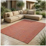 Jimri Outdoorteppich Key West, Rechteckig, Outdoor Teppich Balkonteppich Terassenteppich bunt Rechteckig | 120 cm x 160 cm