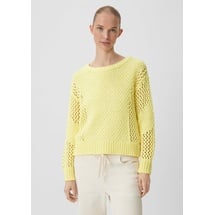 Comma, Strickpullover, gelb, L