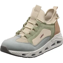 Rieker N5254-90 Damen Weite M Beige/Blau 36
