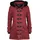 Gothicana by EMP Damen dunkelrote Übergangsjacke leicht gefüttert mit Gehschlitz hinten L - L