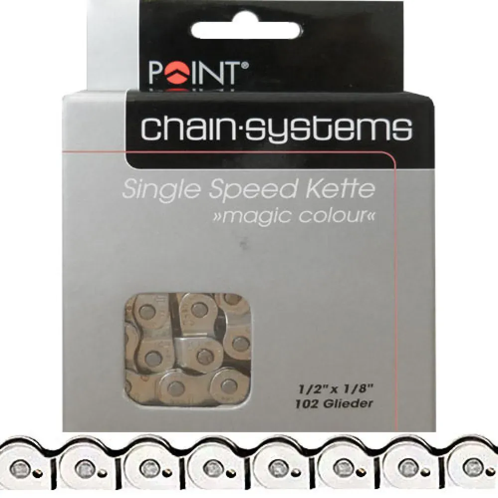 Point Kette Magic Colour CP für Single Speed 1/2 x 1/8Zoll 102Glieder 6,6mm