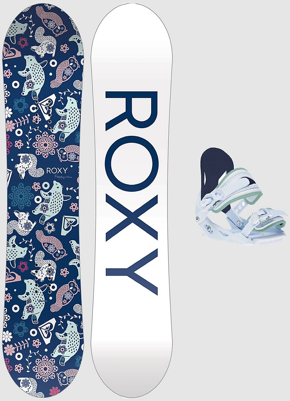 Roxy Poppy Package + Poppy XS 2024 Snowboard-Set uni Gr. 100