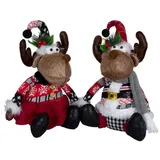 Christmas Paradise Elch 29 cm mehrfarbig