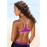 H.I.S. Bustier-Bikini Damen Schwarz/Lila 38 Cup I/H