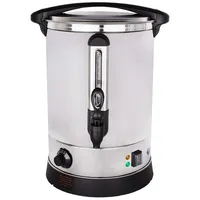 Beeketal 'BGWK15' Gastro Glühweinkocher 15 Liter Volumen mit Füllstandskala, Anit-Tropf Zapfhahn und stufenlos regelbarem Thermostat (30-110 °C), Profi Edelstahl Wasserkocher mit 2500 Watt Leistung