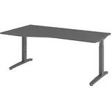 bümö Schreibtisch XB-Serie Graphit