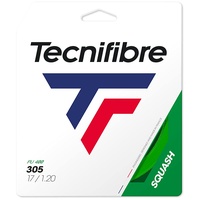 TECNIFIBRE Squashsaite TF 305 SQUASH Green, 1,20mm, 9,5 mtr Garnitur, 122370