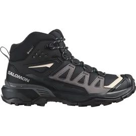 Salomon X Ultra 360 Mid GTX Damen Black/Plum Kitten/Shale 38