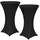 nyvi Stehtischhusse Gala Schwarz Ø 60-65 cm 2er Set