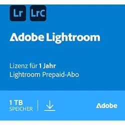Adobe Lightroom Creative Cloud inkl. Classic - 1 Jahr Subscription [Multiplattform]