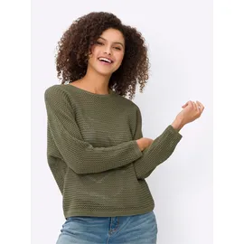 Heine Pullover in khaki | 38