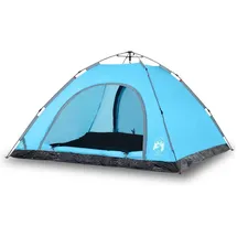 vidaXL Kuppelzelt 5 Personen Blau