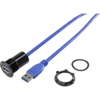 TRU Components USB-21 USB A Einbaubuchse 3.0 Buchse, Einbau