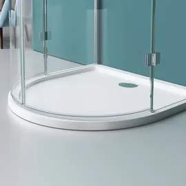 mai & mai Runddusche mit Tür 90 x 90 cm transparent 6mm ESG-Sicherheitsglas