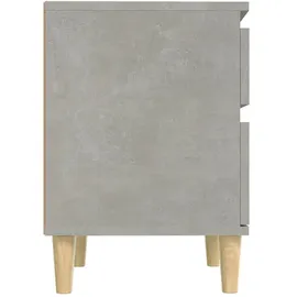 vidaXL Nachttisch Betongrau 40x35x50 cm