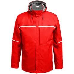 QUALITEX HIGH QUALITY WORKWEAR Hardshelljacke RESIST rot Herren: 3XL