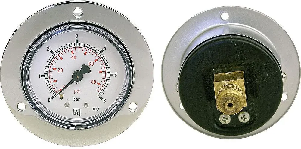 Manometer Stahlblechg.0-4bar 50mm G1/4