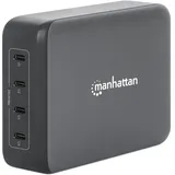 Manhattan 4-Port GaN USB PD Charging Station 240W grau