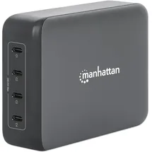 Manhattan 4-Port GaN USB PD Charging Station 240W grau