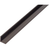 GAH Alberts Winkelprofil Kunststoff 25 mm x 25 mm x 1.000 mm Schwarz